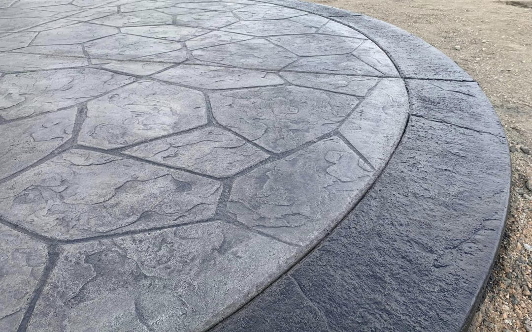 Arizona Flagstone Stamped and Stained Patio